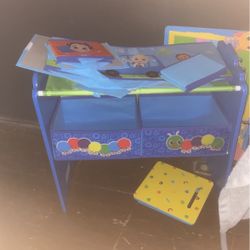 Matching Cocomelon Toddler Bed And Dresser And Baby Girl Bouncer 