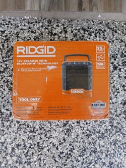 SPEAKER RIDGID 18V TOOL ONLY