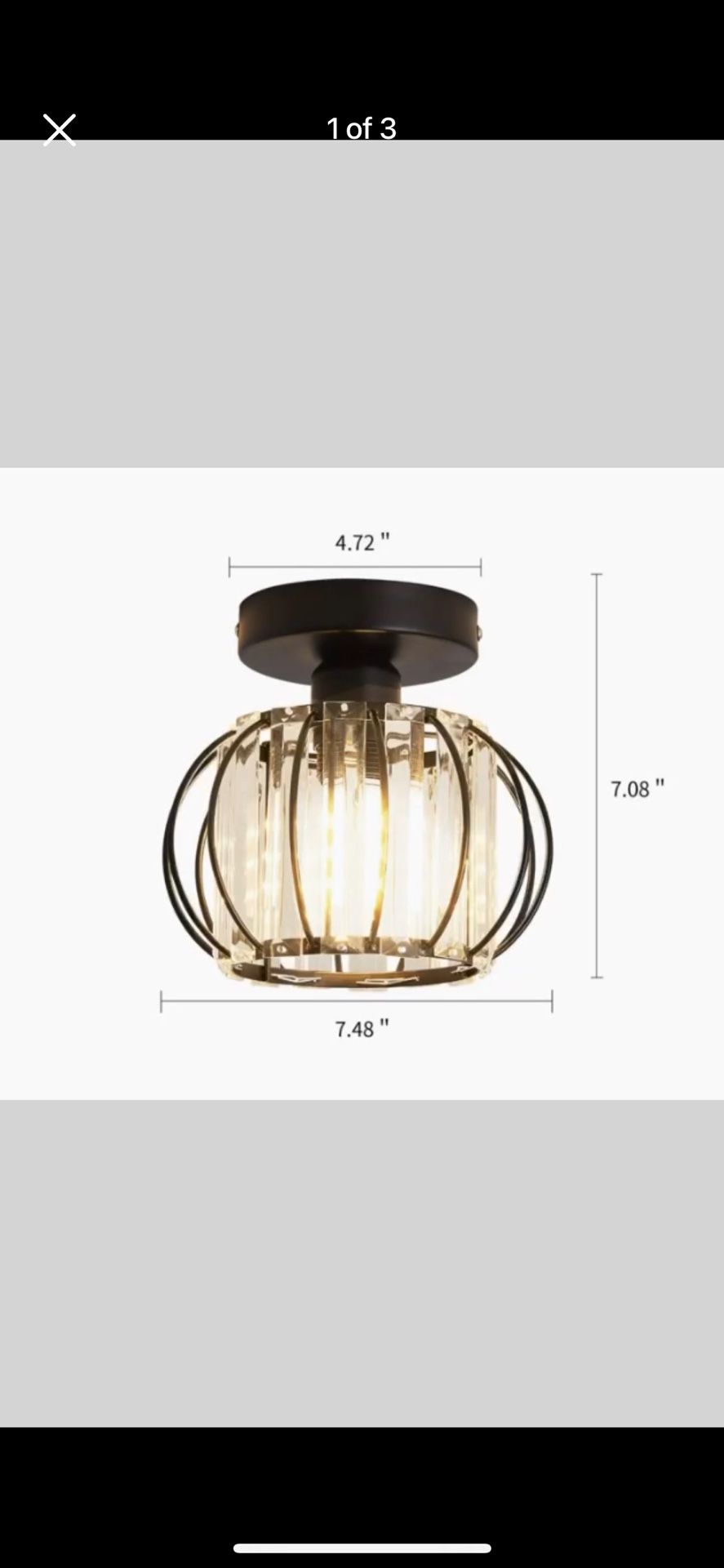 Small Crystal Chandelier