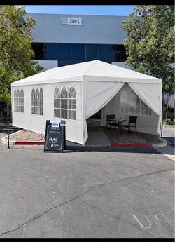 New 10'x30' Canopy with Sidewalls Tent Carport
