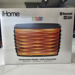 iHome Color Changing Bluetooth Wireless Stereo Speaker