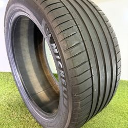 V40  295 40 21 111Y  Michelin Pilot Sport 4  One Used Tire 70% Life 