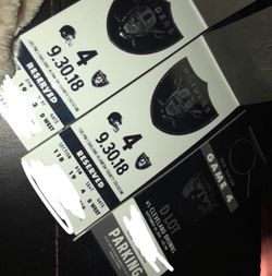Raiders tickets and parking