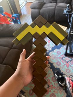 Minecraft Gold Pickaxe Toy Replica