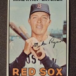 1967 Topps Mike Ryan Boston Red Sox #223 Baseball Card Vintage Collectible MLB
