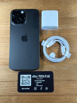 📱 iPhone 16 Pro Max | 256GB | Black Titanium | Unlocked (Any Carrier)