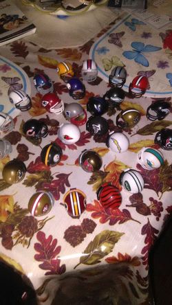 Mini football helmets