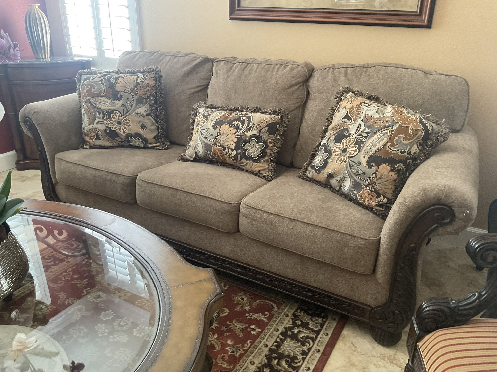 Ashley Sofa Barely Used