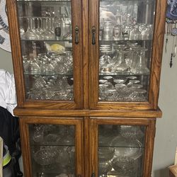 Crystal collection and cabinet