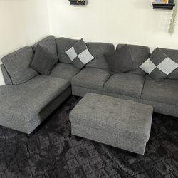 L Couch Grey 