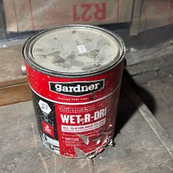 Gardner Wet R  Roof Patching Tar Black