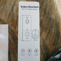 WI-FI VIDEO DOORBEll.        $60