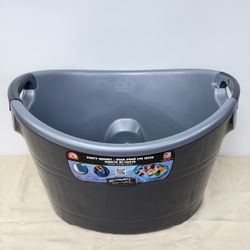 Igloo 20 Gallon Party Cooler Ice Tub Beverage Beverage Bucket Gray