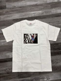 Supreme White Spiderman Shirt