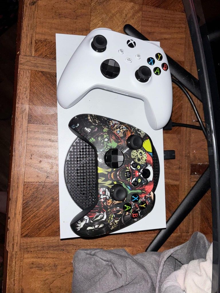 Xbox One Series S Digital With Xbox One Controller+ Modded Xbox 1 Controller With Instructions Panel