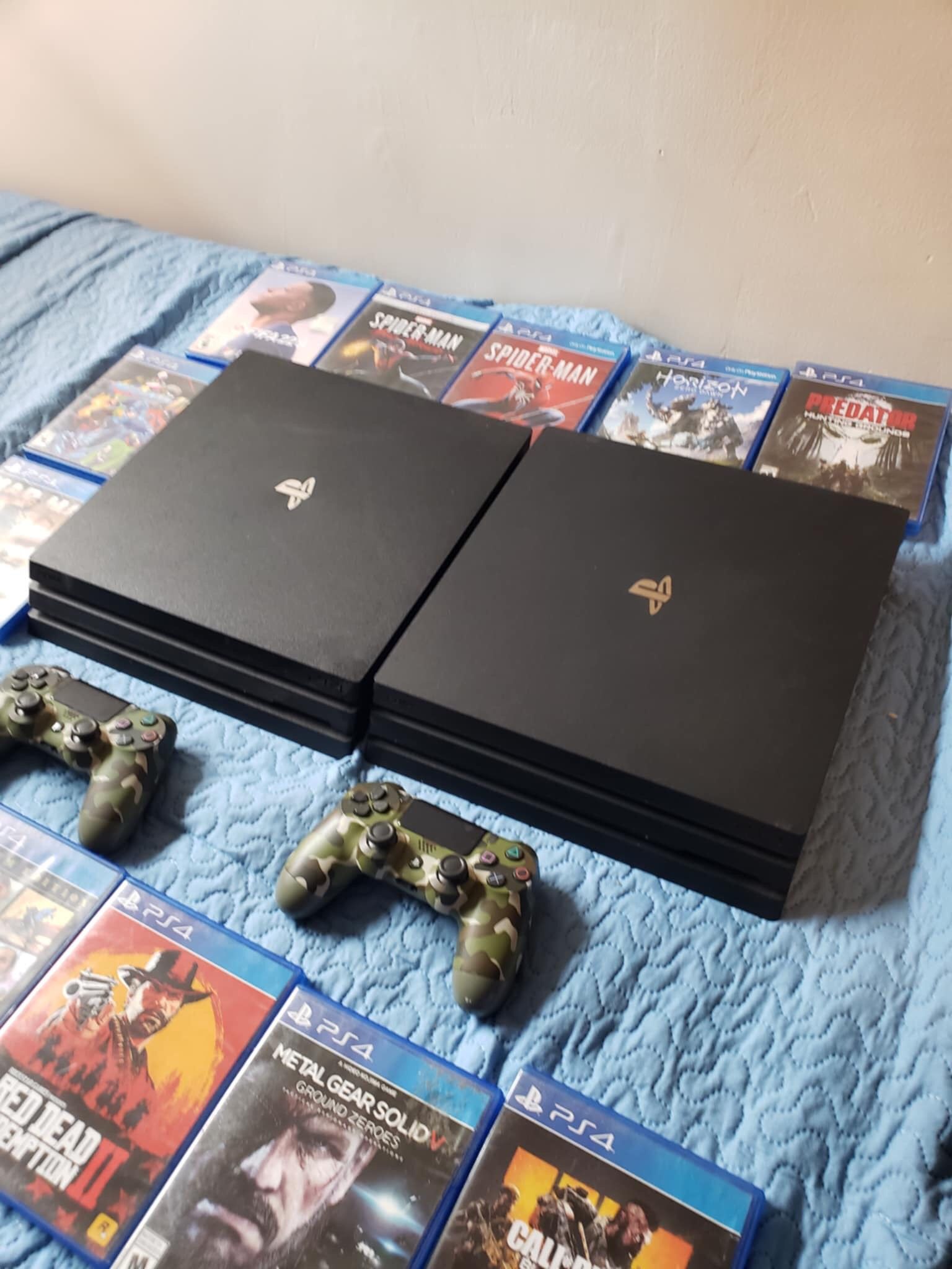 Looks The Same But 1 Is 2020 3rd Gen PS4 Pro 1TB $200! The Other one is 72 edition 2021 PS4 Pro slim 1TB $280! $15 per Great Game or regular Game $10