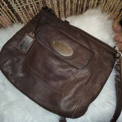 Brown Leather LIZ CLAIBORNE Handbag
