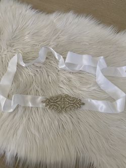 Women’s Bride sash belt crystal wedding dress brand new