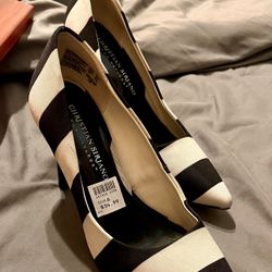 Women’s Black & White High Heels