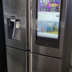 Used Refurbished Smart Touch Screen French Door Cooling And Freezing 