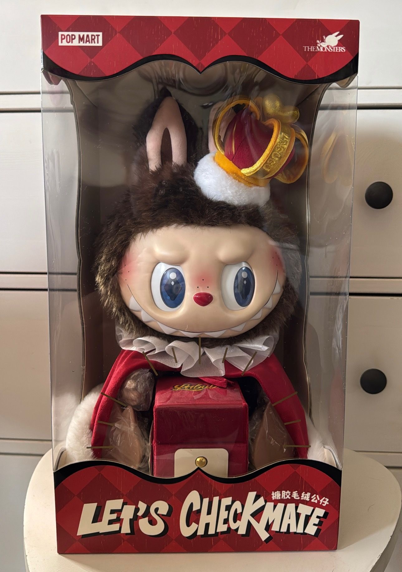 The Monster Let's Checkmate Series-Vinyl Plush Doll