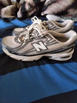 New balance,white,9.5