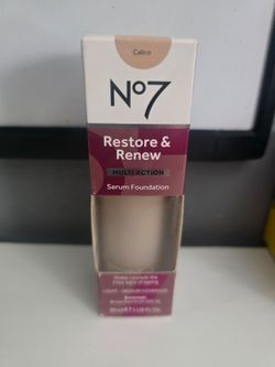 Brand new sealed No.7 restore and renew foundation Color calico