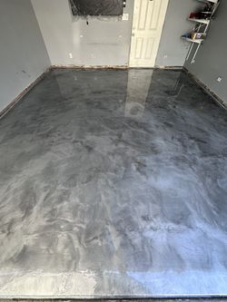 Metallic Epoxy Garage Flooring
