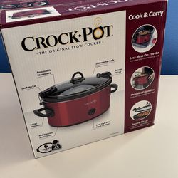 6 QT Crock Pot Slow Cooker