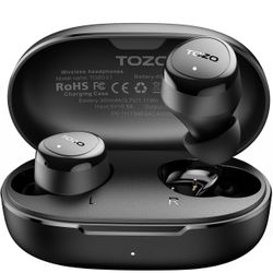 E1 Wireless Earbuds Build in Mic Clear Calls Ergonomic Light Weight Bluetooth 5.3 in Ear Headphones Waterproof Premium Stereo Sound Ear Buds 30H Playt
