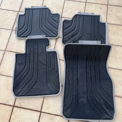 BMW F30 All Weather Floor Mats Beige 