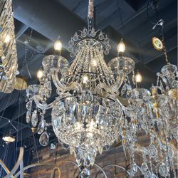 Crystal Chandelier Italy Design Lighting Fixture Chandelier