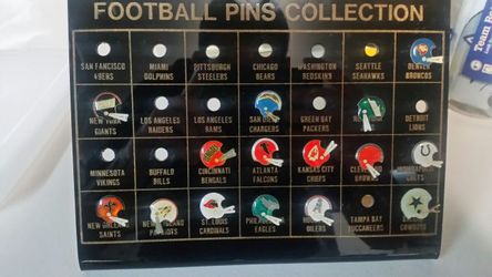 Football pins collection
