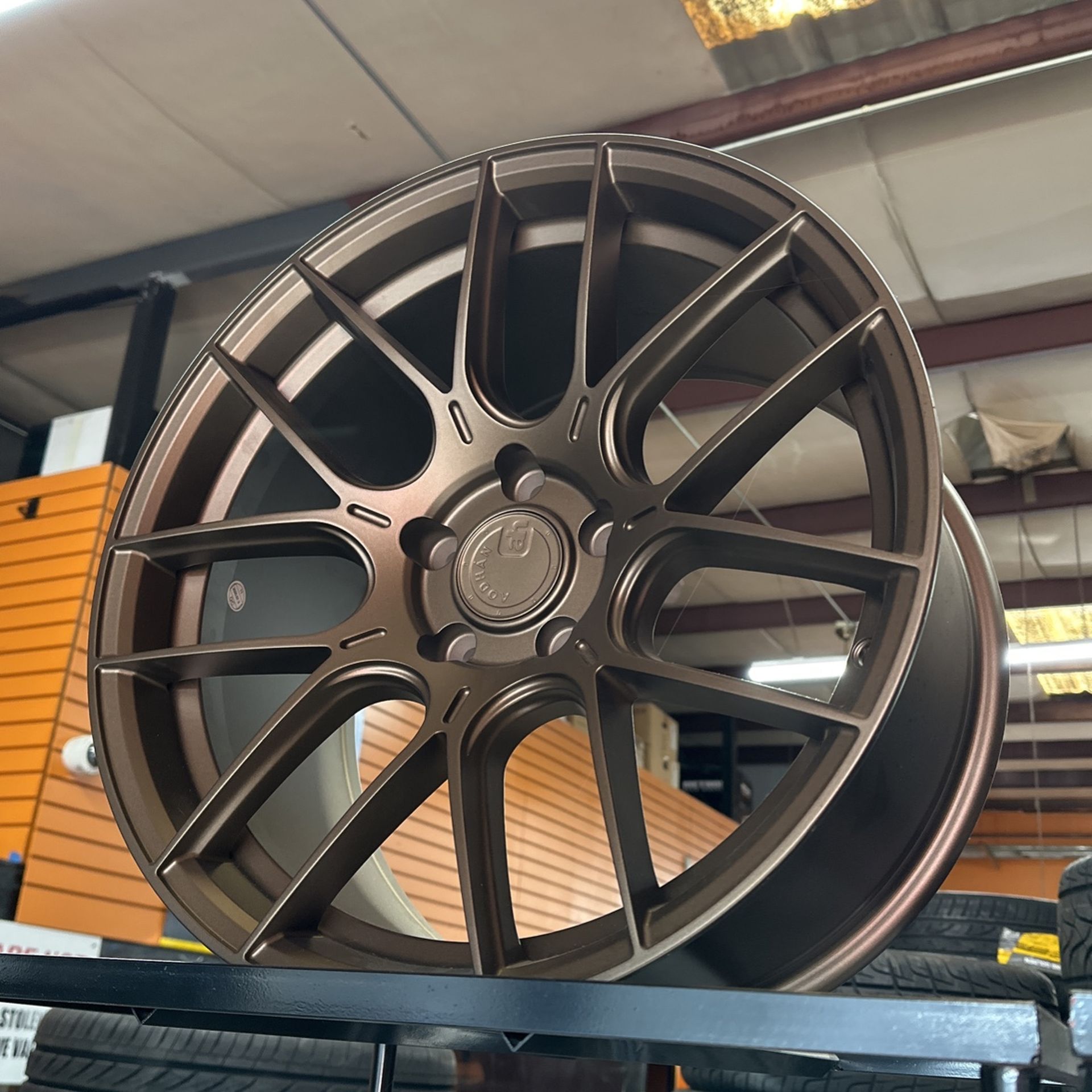 Aodhan AHX Bronze 18x8.5 18x9.5 5x114.3 Staggered Rims Tires We Finance