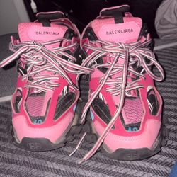 Pink blue Balenciaga tracks