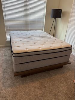 Queen Size Box Spring, Mattress, Platform