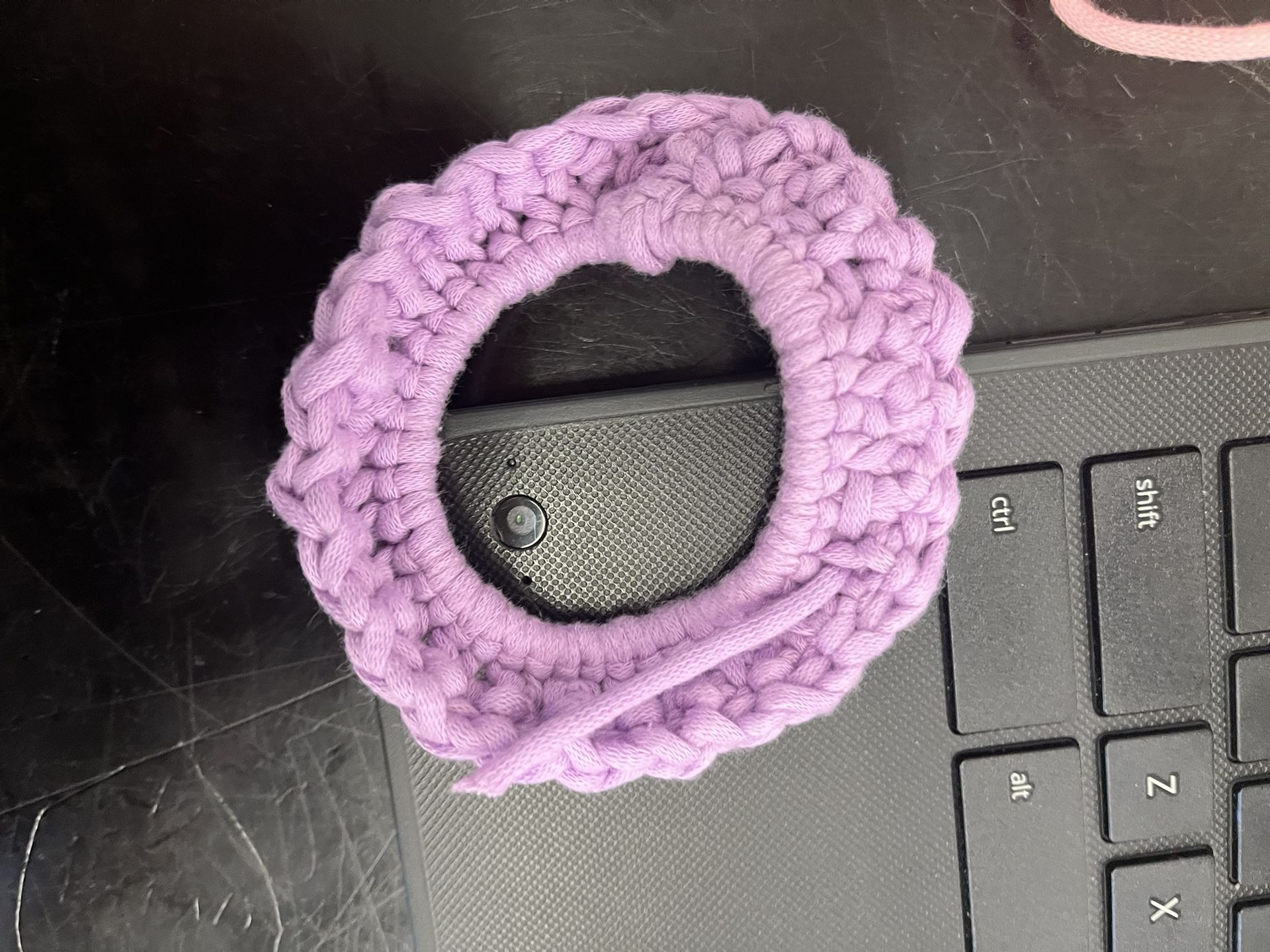 Crochet scrunchie
