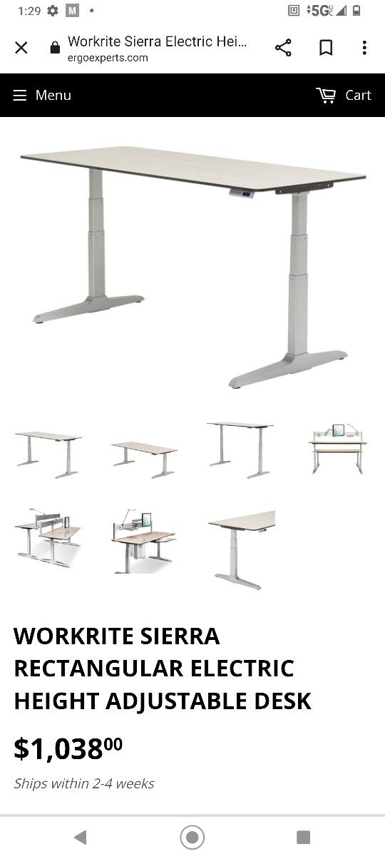 Have Electric Brand New Height Adjustable Desks 