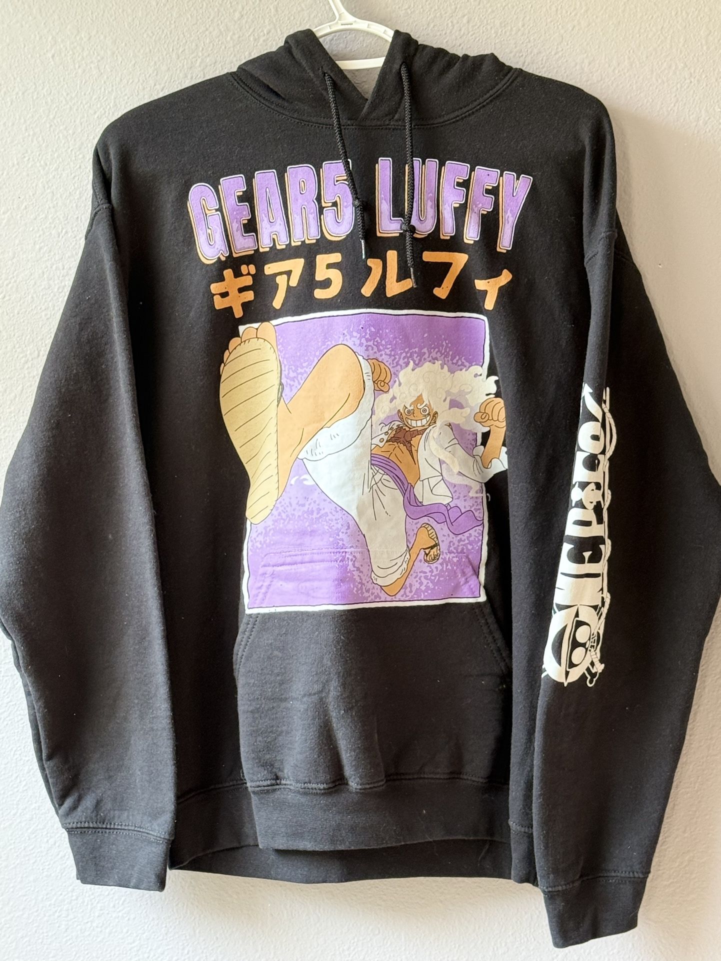 One Piece Gear 5 Luffy Anime Hoodie Sweatshirt - Size M