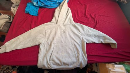 WLNEXT grey over sized hood hoodie 2xl