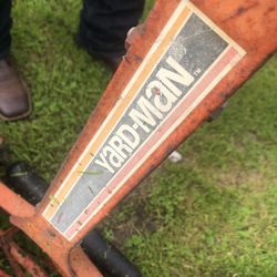 Vintage YARD MAN PUSH Lawn MOWER. Works Perfectly