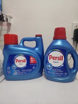 $24 for Both. Persil Liquid Detergent. HABLO ESPAÑOL.