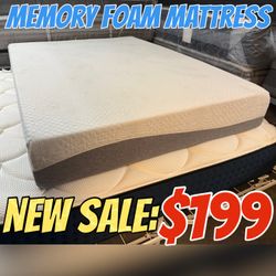 NEW FULL SIZE COOL MEMORY FOAM MATTRESS  (AVAILABLE BRAND NEW IN BOX)