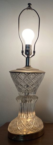 Krystal Zajecar MCM Lamp w/Base Light