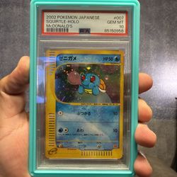 McDonald’s Japanese Holo Squirtle PSA 10