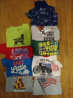 4t boys tshirts and 2 long sleeves