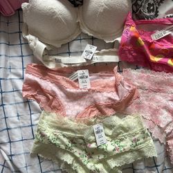 VS Pink Underwear And Bra