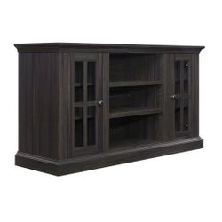 Media Storage Console for TVs up to 70", Tobacco Oak ASSEMBLED