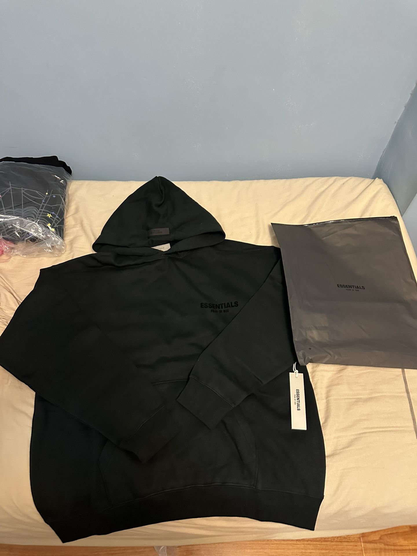 Essentials Black Hoodie