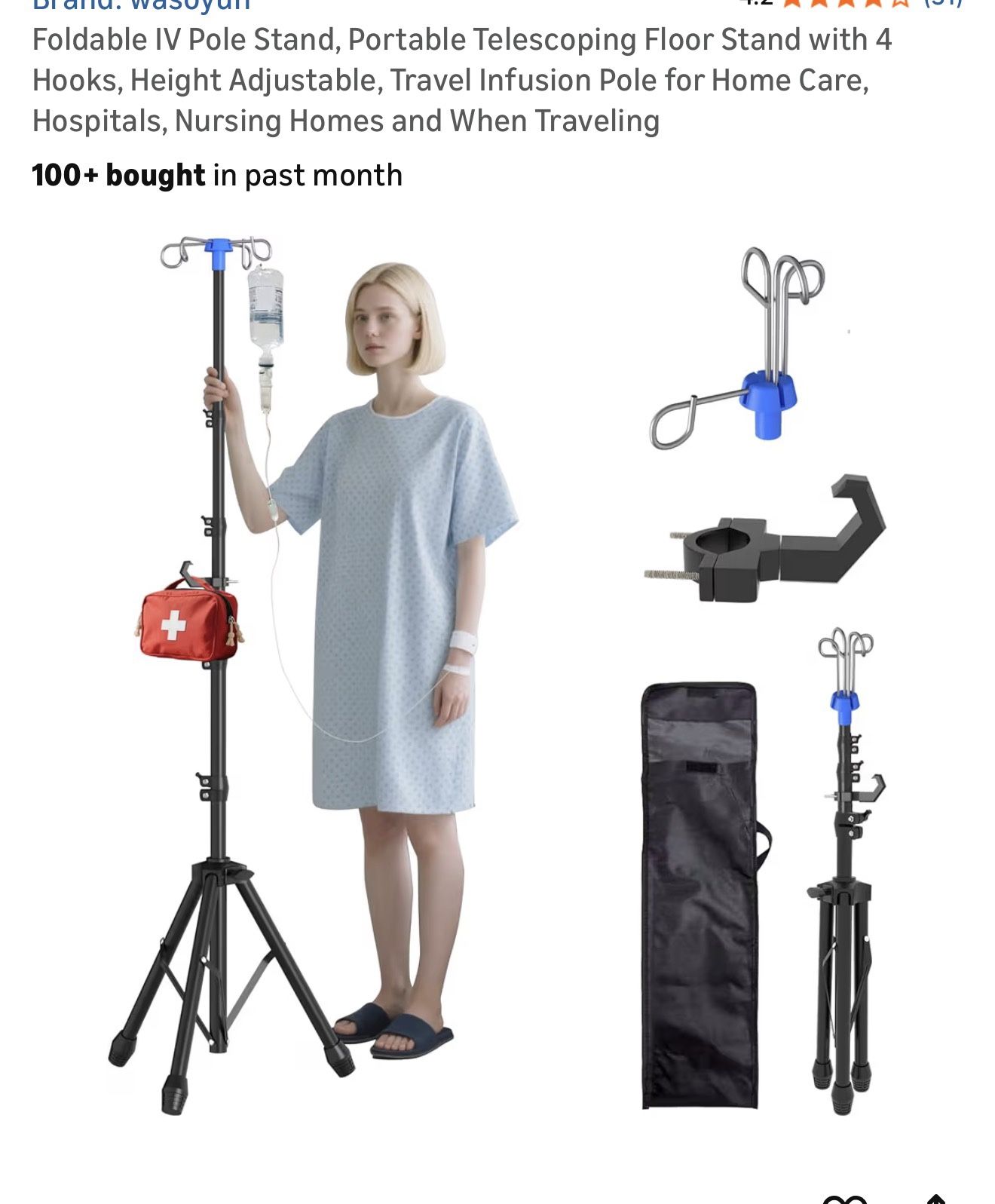 Foldable Iv Poll $30